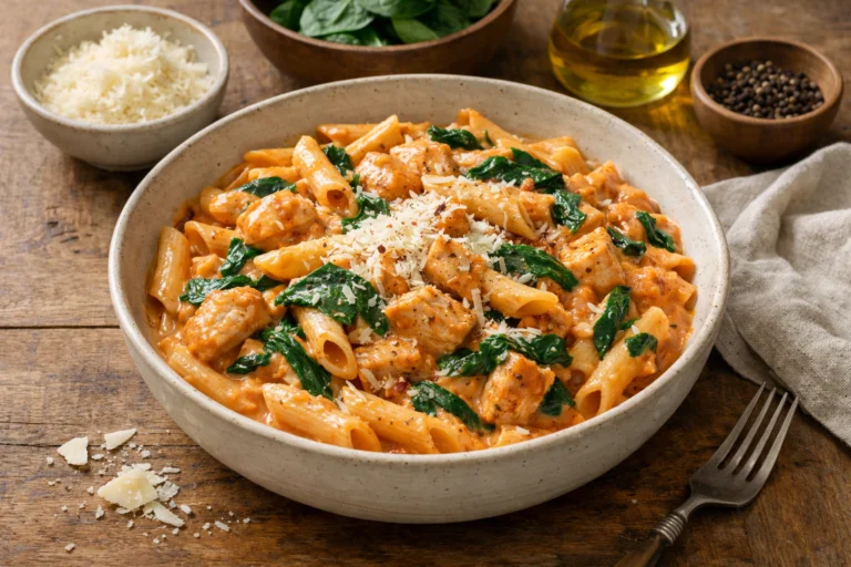 Kycklingpasta på 25 minuter